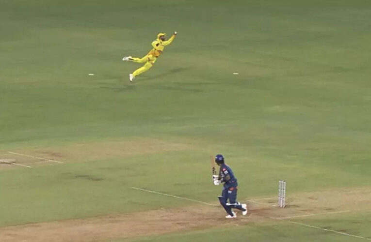 Watch: Ravindra Jadeja turns Superman to pull off a one-handed blinder